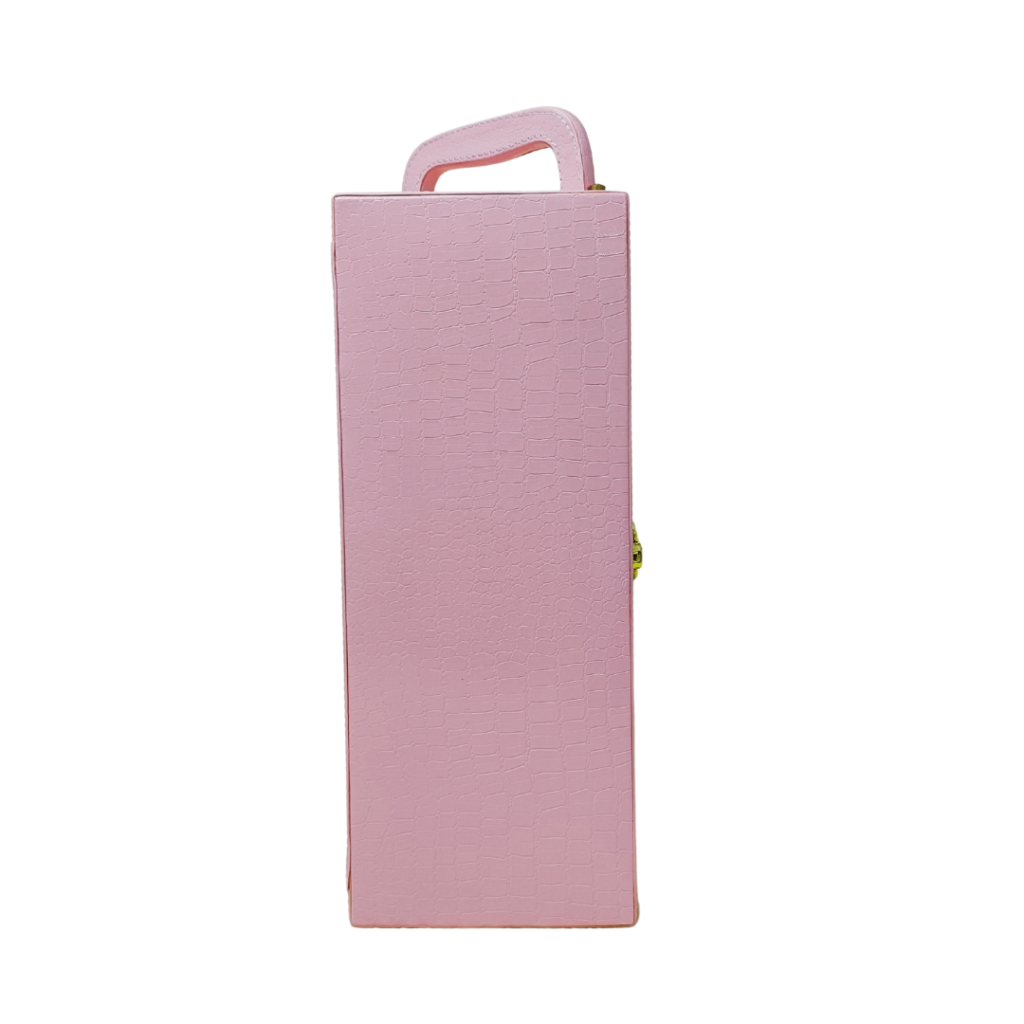 Baby Pink Single Bottle Wine Box 3