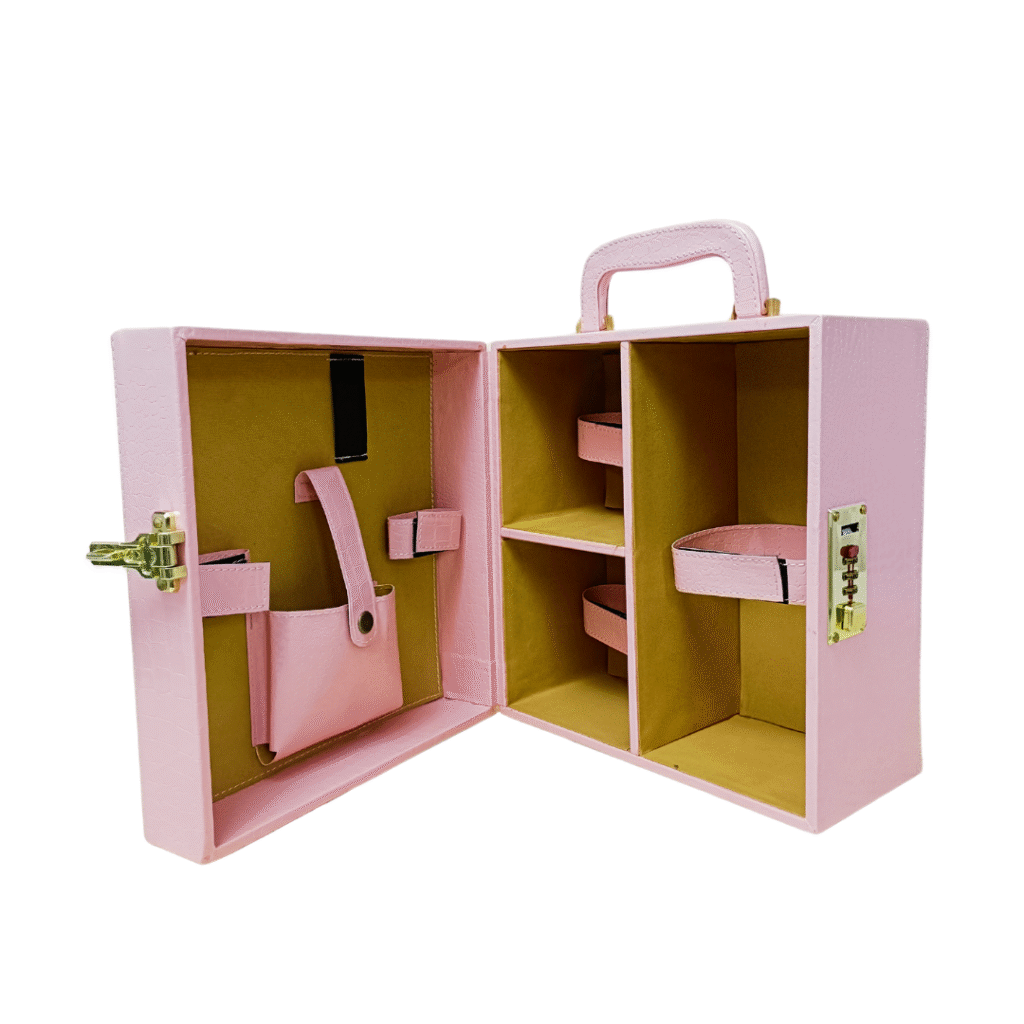 Wine Box Manufacturer 54 Baby Pink 2 Glass Wine Box 3