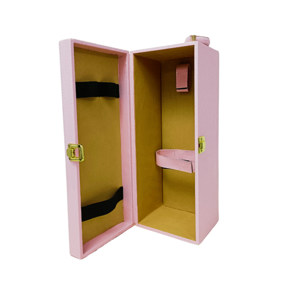 AJ419 Baby Pink Single Bottle Wine Box Manufacturer and Wholesaler - Image 6