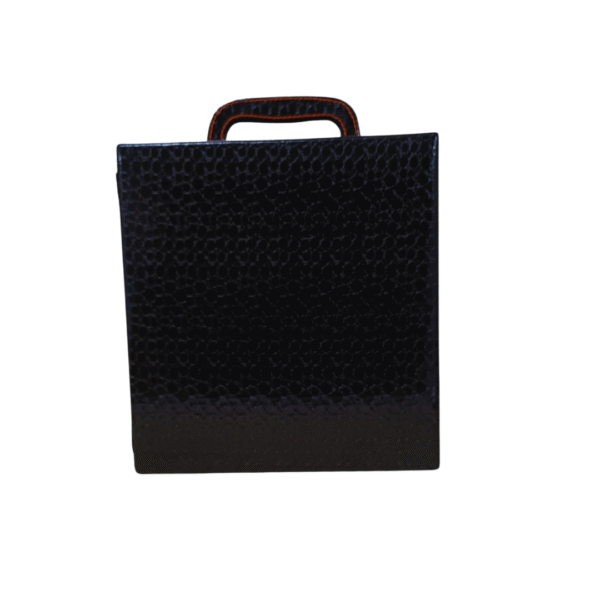 AJ407 Black 2 Glass Wine Box Manufacturer & Wholesaler - Image 2