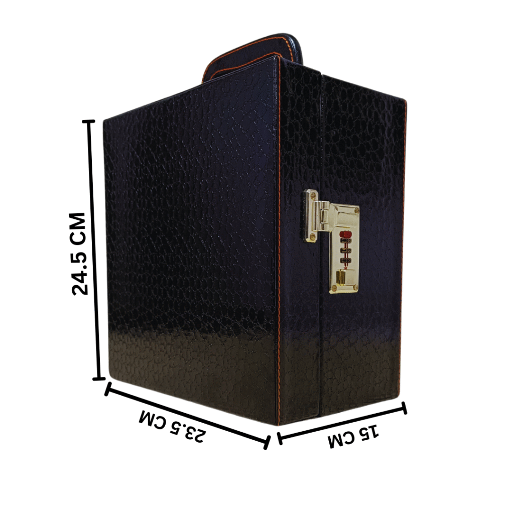Wine Box Manufacturer 46 Black 2 Glass Wine Box 2