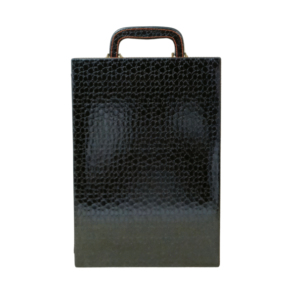 AJ408 Black 3 Glass Wine Box Manufacturer & Wholesaler - Image 4