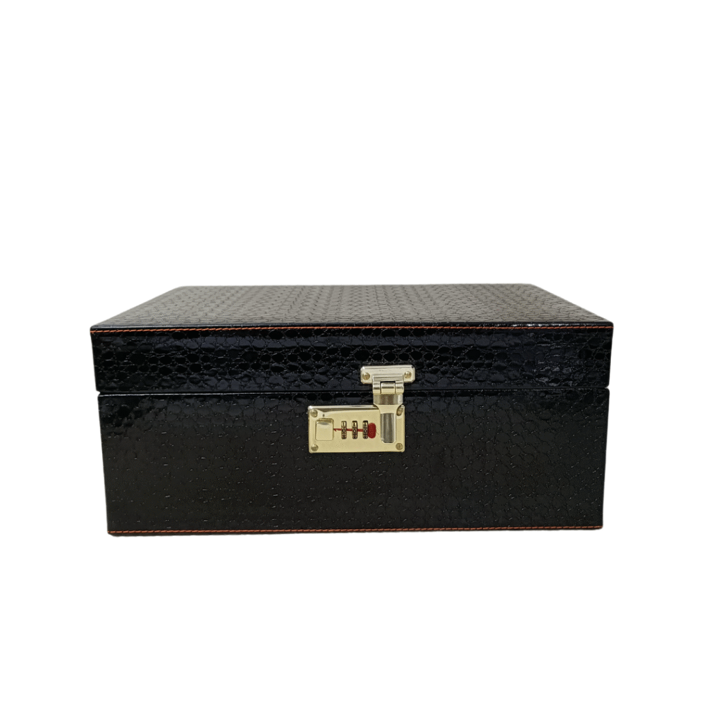 Wine Box Manufacturer 88 Black 3 Glass Wine Box 6