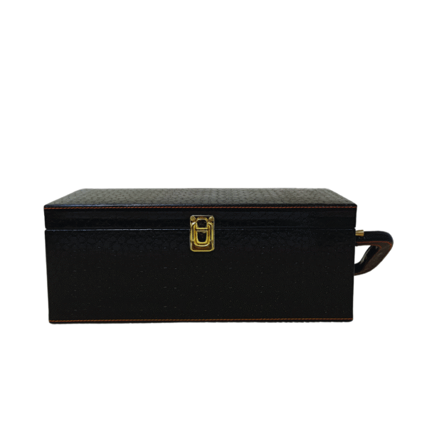 AJ417 Black Single Bottle Wine Box Manufacturer & Wholesaler - Image 5