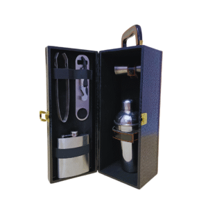 AJ417 Black Single Bottle Wine Box Manufacturer & Wholesaler
