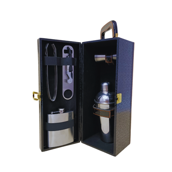 AJ417 Black Single Bottle Wine Box Manufacturer & Wholesaler