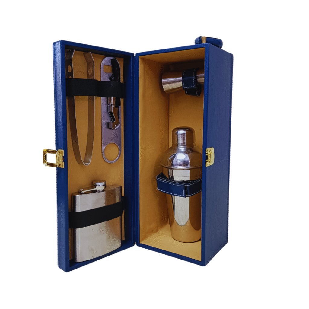 Wine Box Manufacturer 36 Blue Single Bottle Wine Box 7