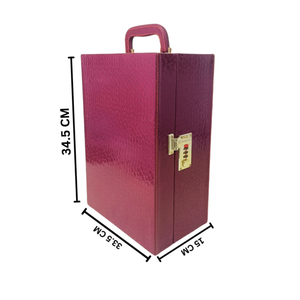 AJ402 Cherry 3 Glass Wine Box Manufacturer & Wholesaler - Image 5