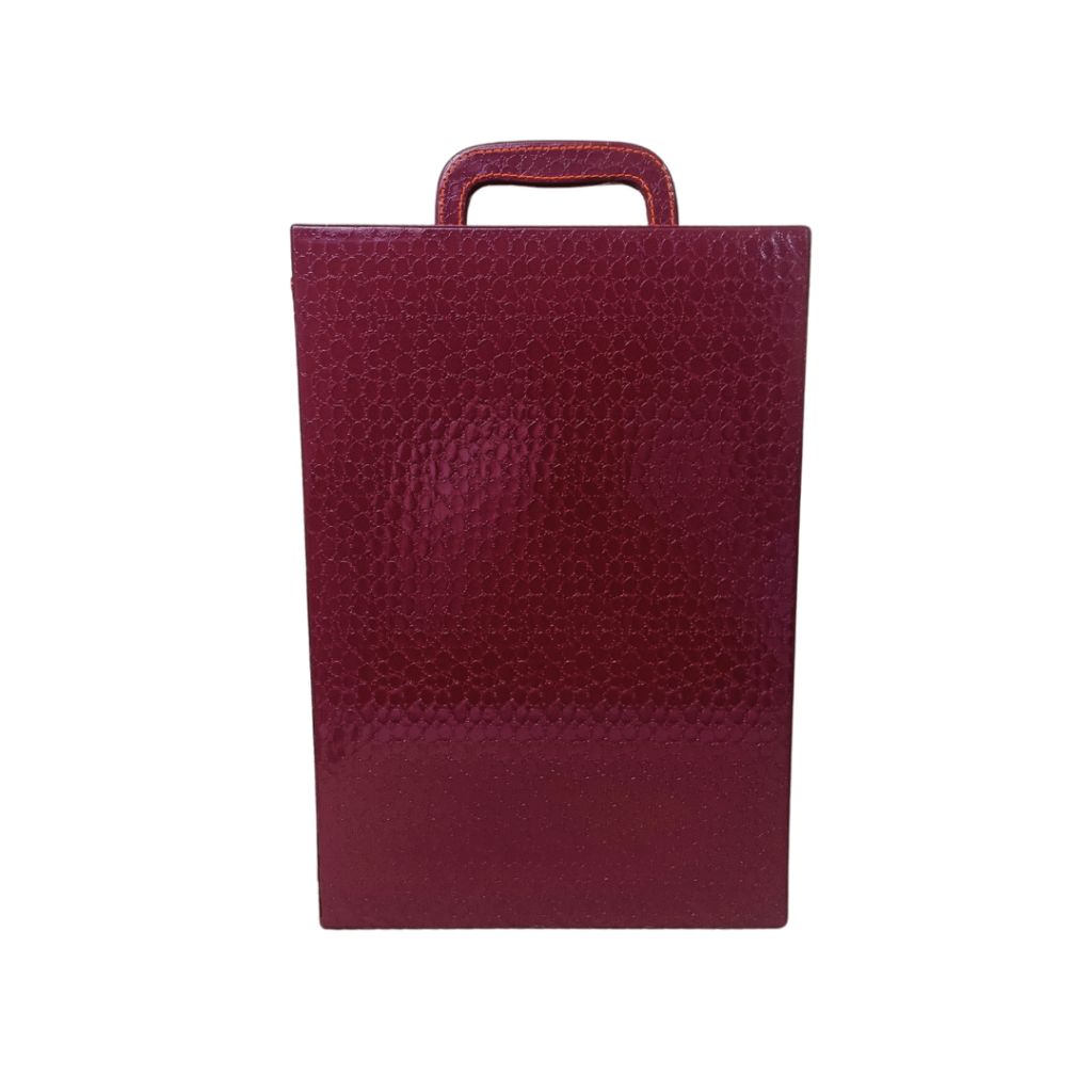 Wine Box Manufacturer 84 Cherry 3 Glass Wine Box 6
