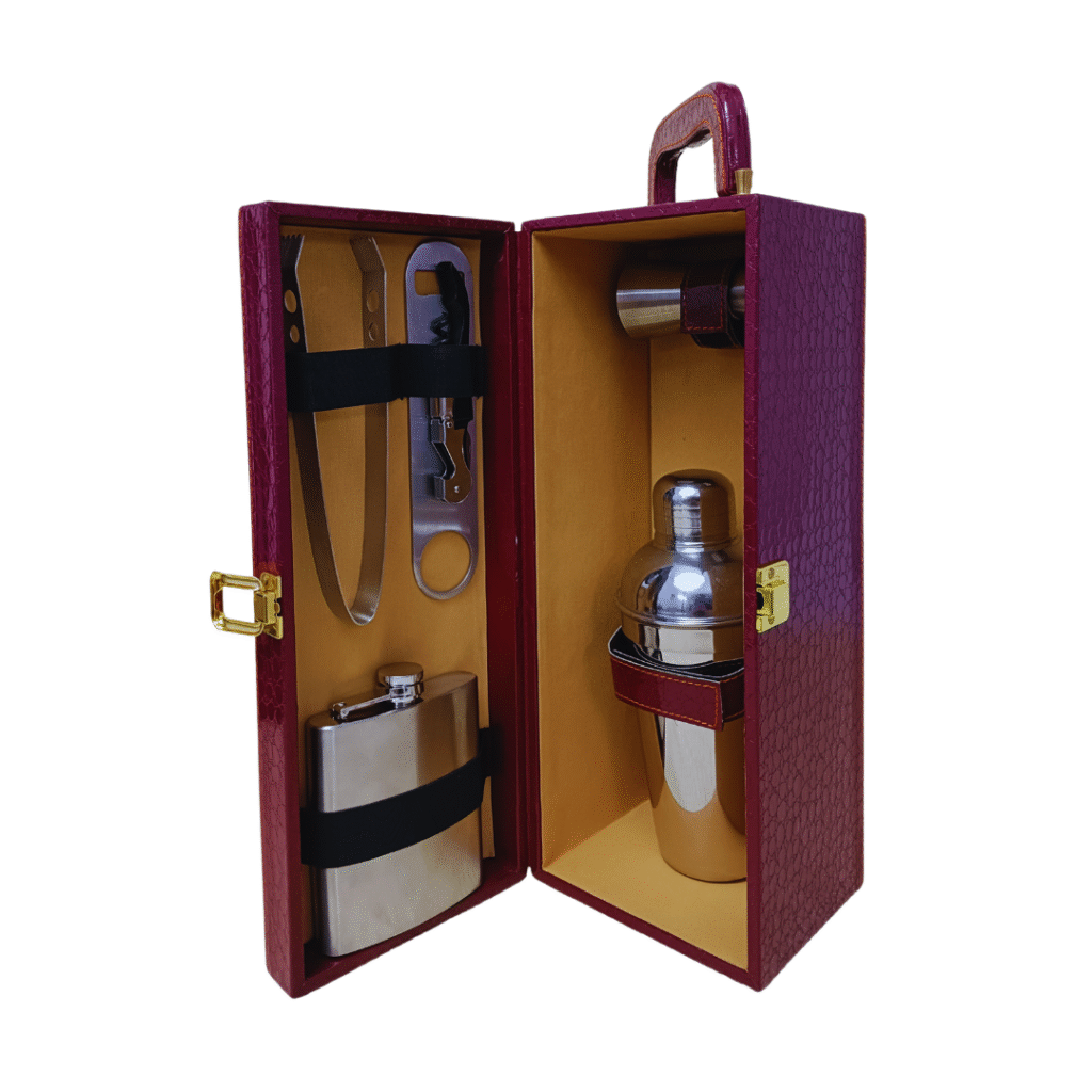 Wine Box Manufacturer 10 Cherry Single Bottle Wine Box 1