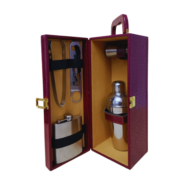 AJ418 Cherry Single Bottle Wine Box Manufacturer & Wholesaler