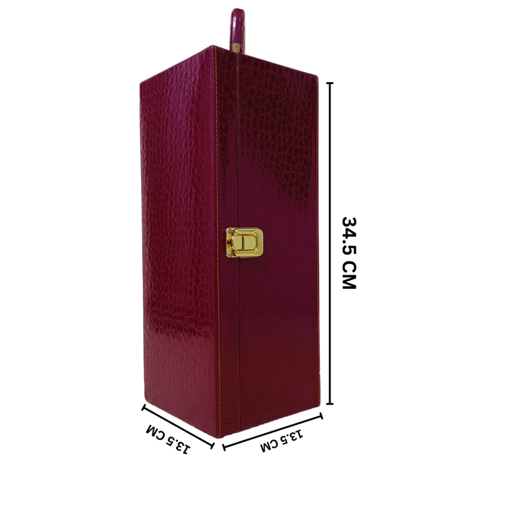 Wine Box Manufacturer 12 Cherry Single Bottle Wine Box 3