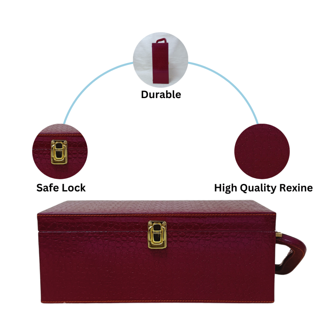Wine Box Manufacturer 13 Cherry Single Bottle Wine Box 5