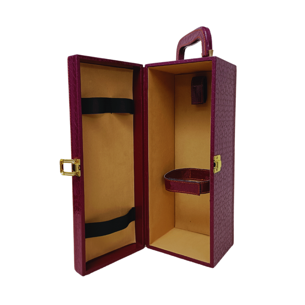 Wine Box Manufacturer 15 Cherry Single Bottle Wine Box 7
