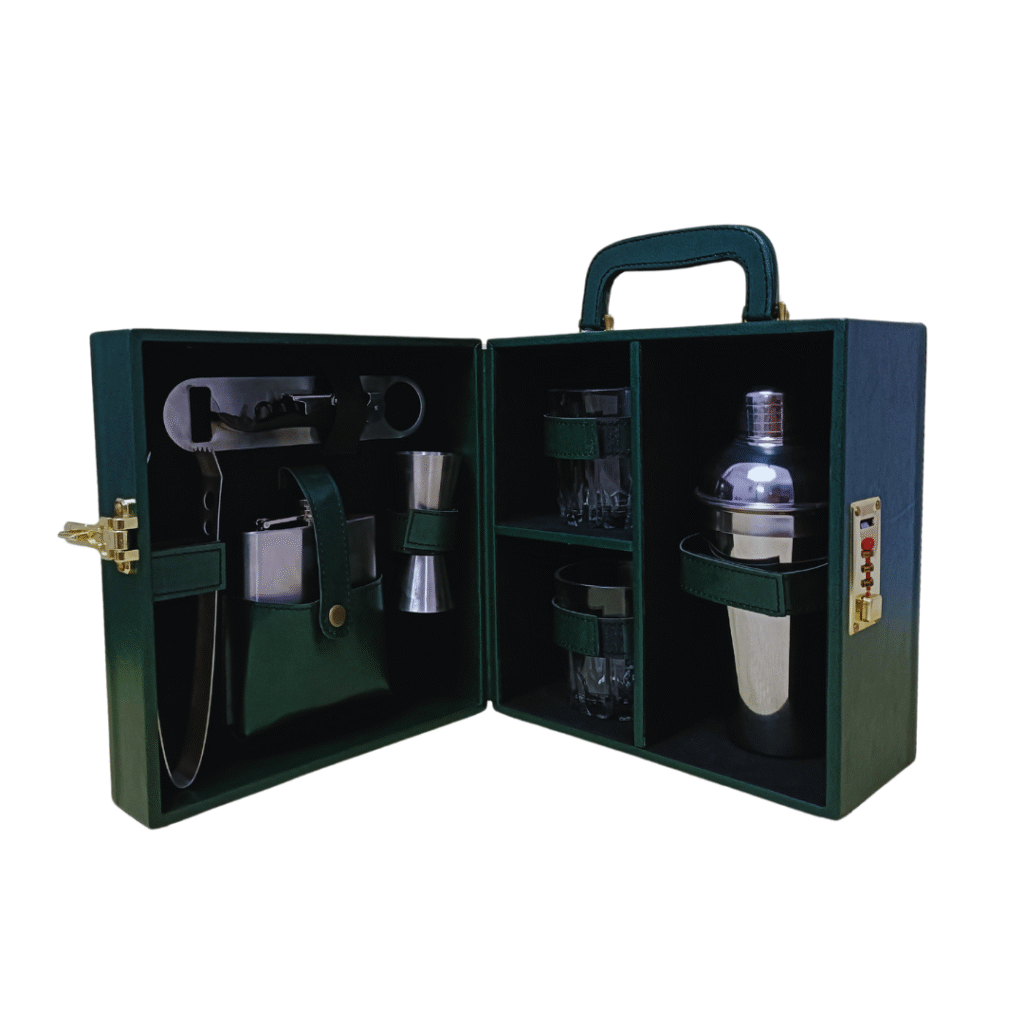Wine Box Manufacturer 72 Green 2 Glass Wine Box 7