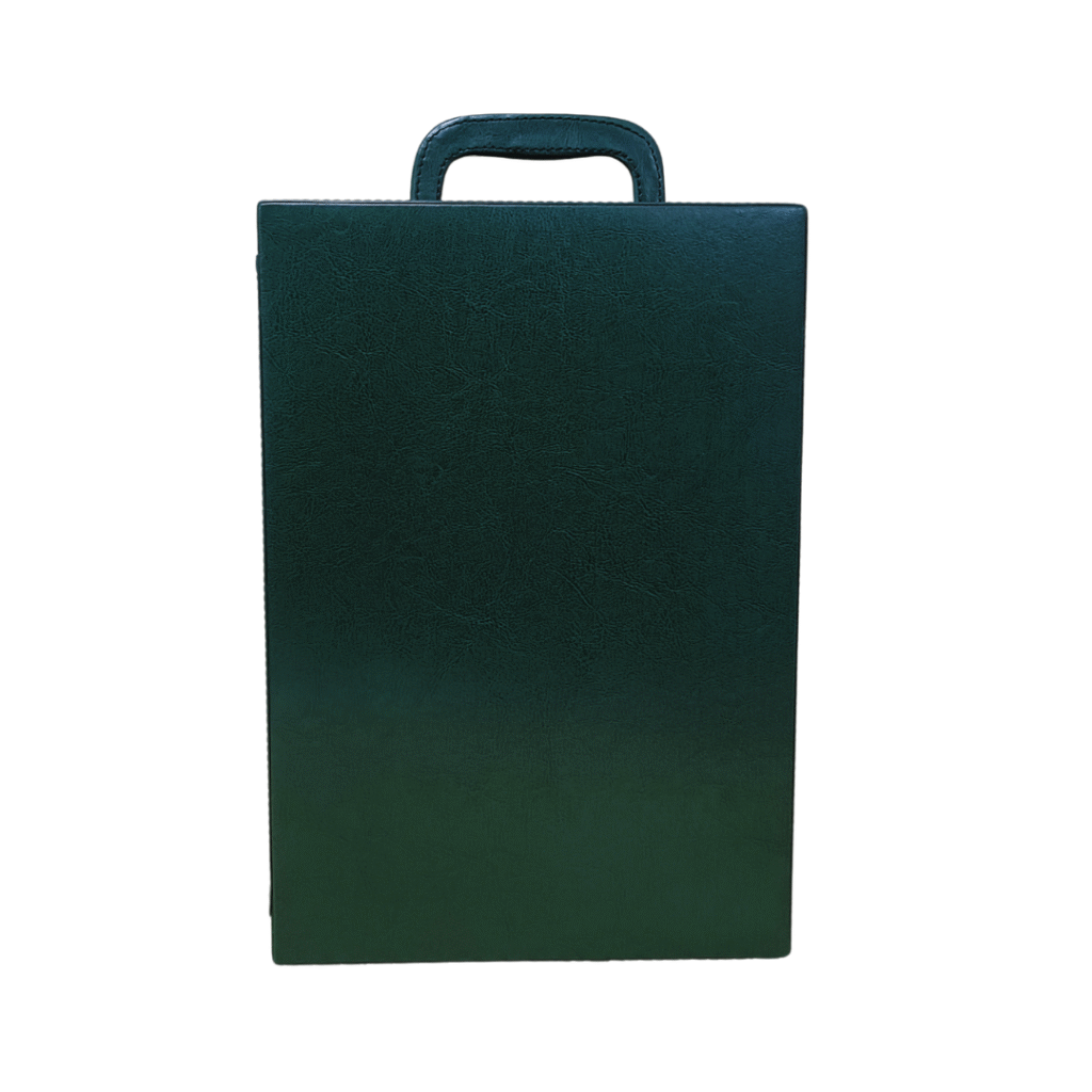 Wine Box Manufacturer 95 Green 3 Glass Wine Box