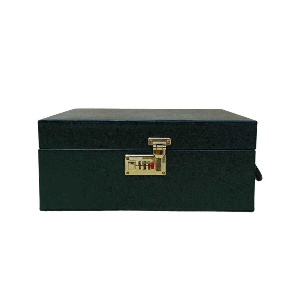 Wine Box Manufacturer 90 Green 3 Glass Wine Box 3