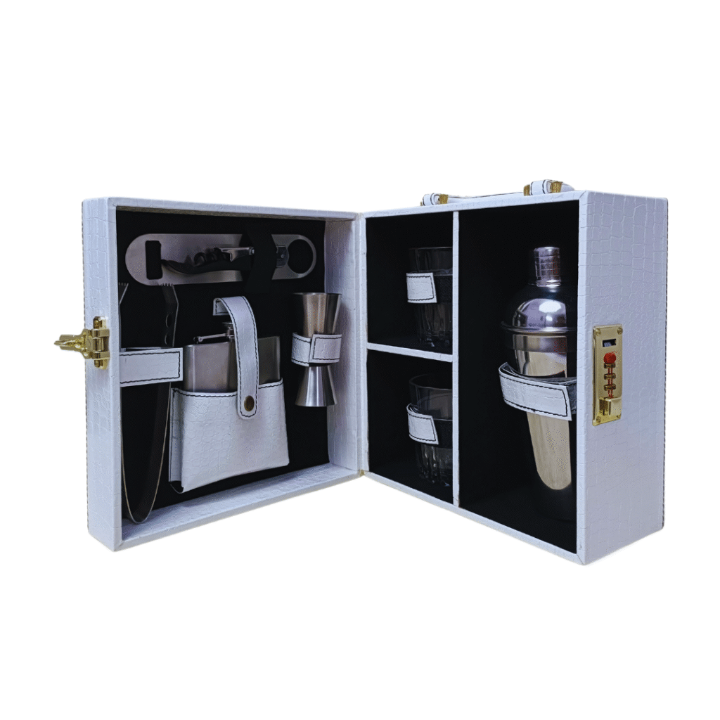 Wine Box Manufacturer 65 White 2 Glass Wine Box 7