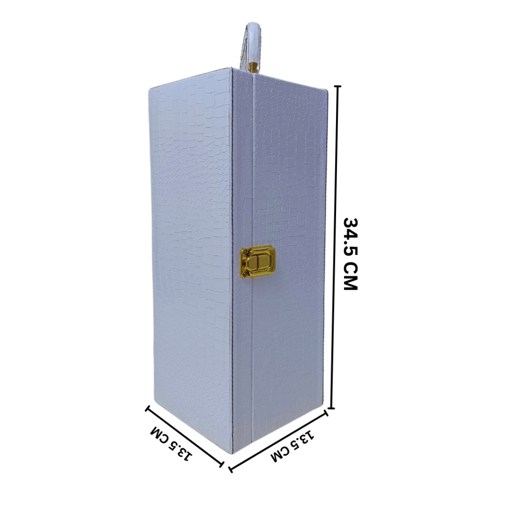 Wine Box Manufacturer 24 White Single Bottle Wine Box 2